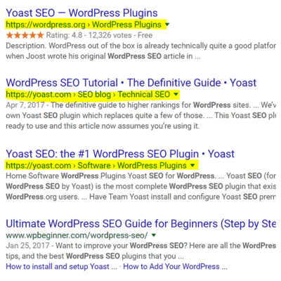 Yoast SEO Breadcrumbs