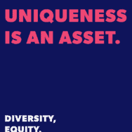 Uniqueness is an asset Pinterest image