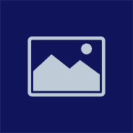 A stylized, flat icon of a landscape scene of mountains, on a dark blue-purple background.