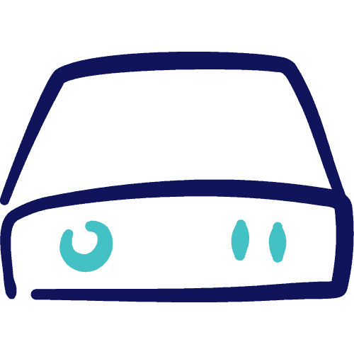 Icon of a hard drive