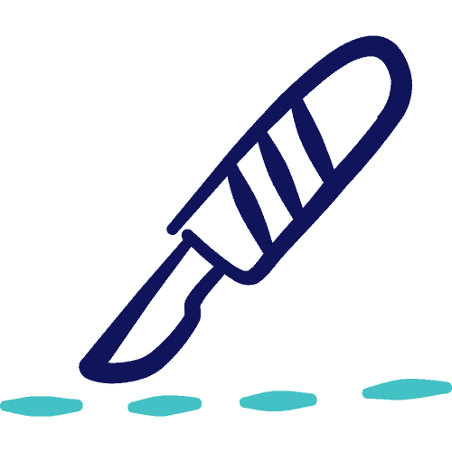 Icon of a scalpel